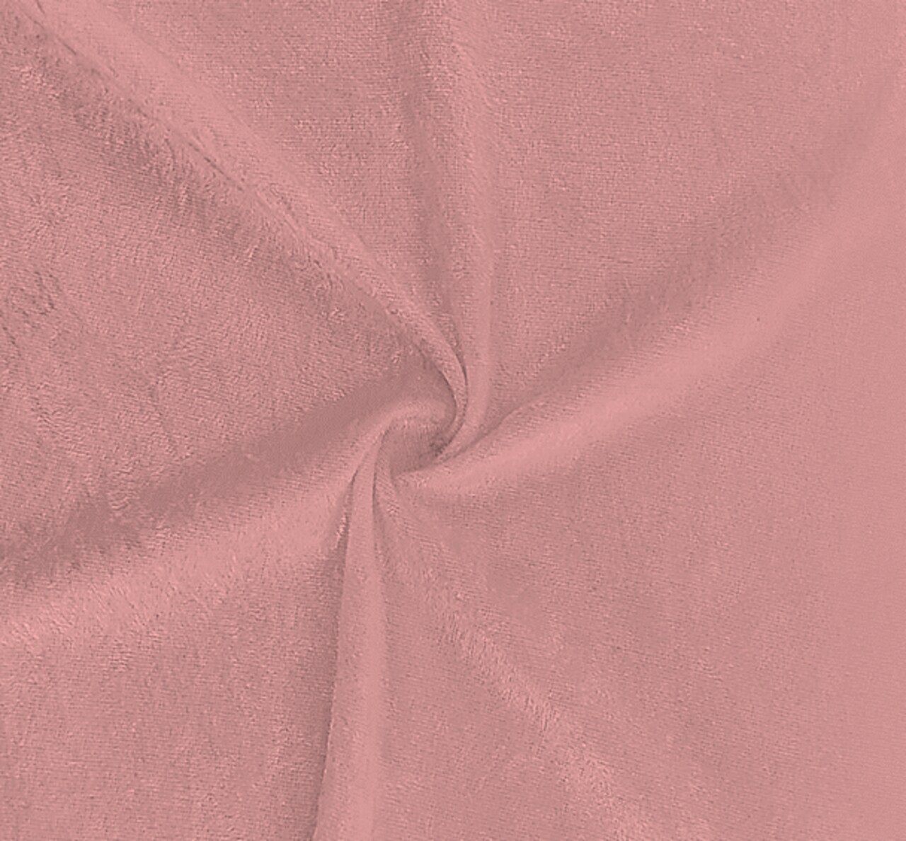 1 Yard Plush Mauve Stretch Crushed Panne Velour 58/60" Wide Fabric for Apparel & Sewing Projects